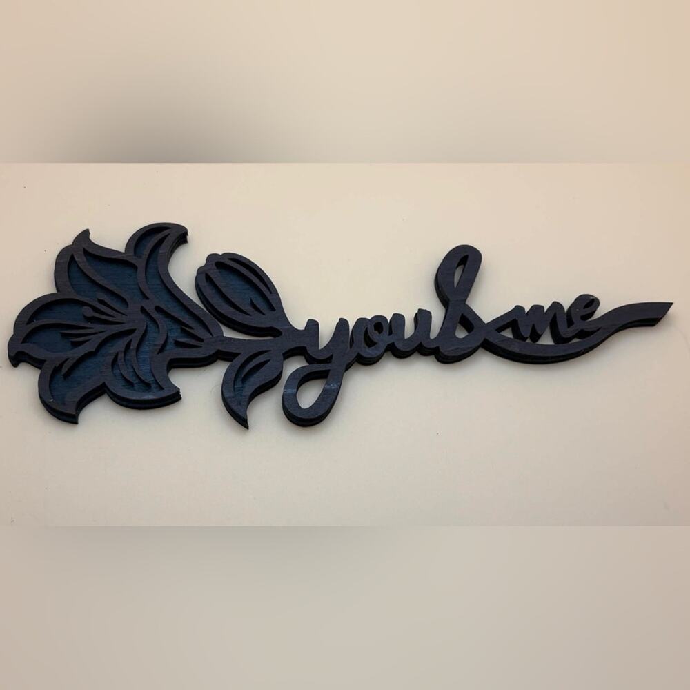 ✨ Hand-Painted Laser Cut Basswood Floral Wall Decor - Made to Order✨